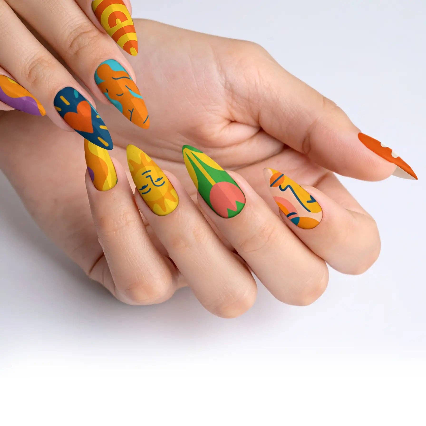 FYNE BODY - Wholesale Press-on/fake nails - Splat-tastic Canvas Creativity Press-On Nails46