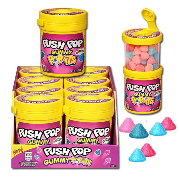 I Got Your Candy - Wholesale Gummy - Bazooka Push Pop Gummy Pop Its Candy 2oz - 8kt