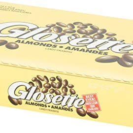 Echo Sales Canada - Wholesale Chocolate Covered Sweets - GLOSETTE Chocolate Covered Almonds, 18 Count