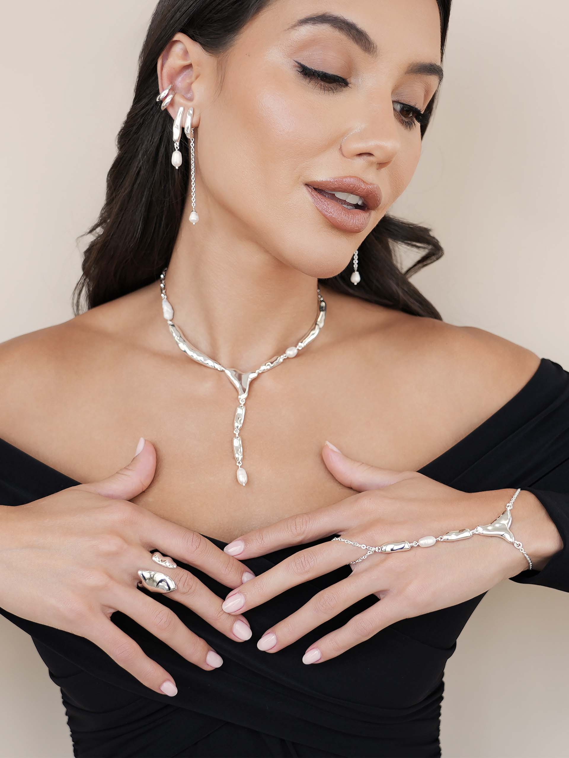 Ettika - Vente Bague de cocktail/de cérémonie - Bague Luxe Liquide8