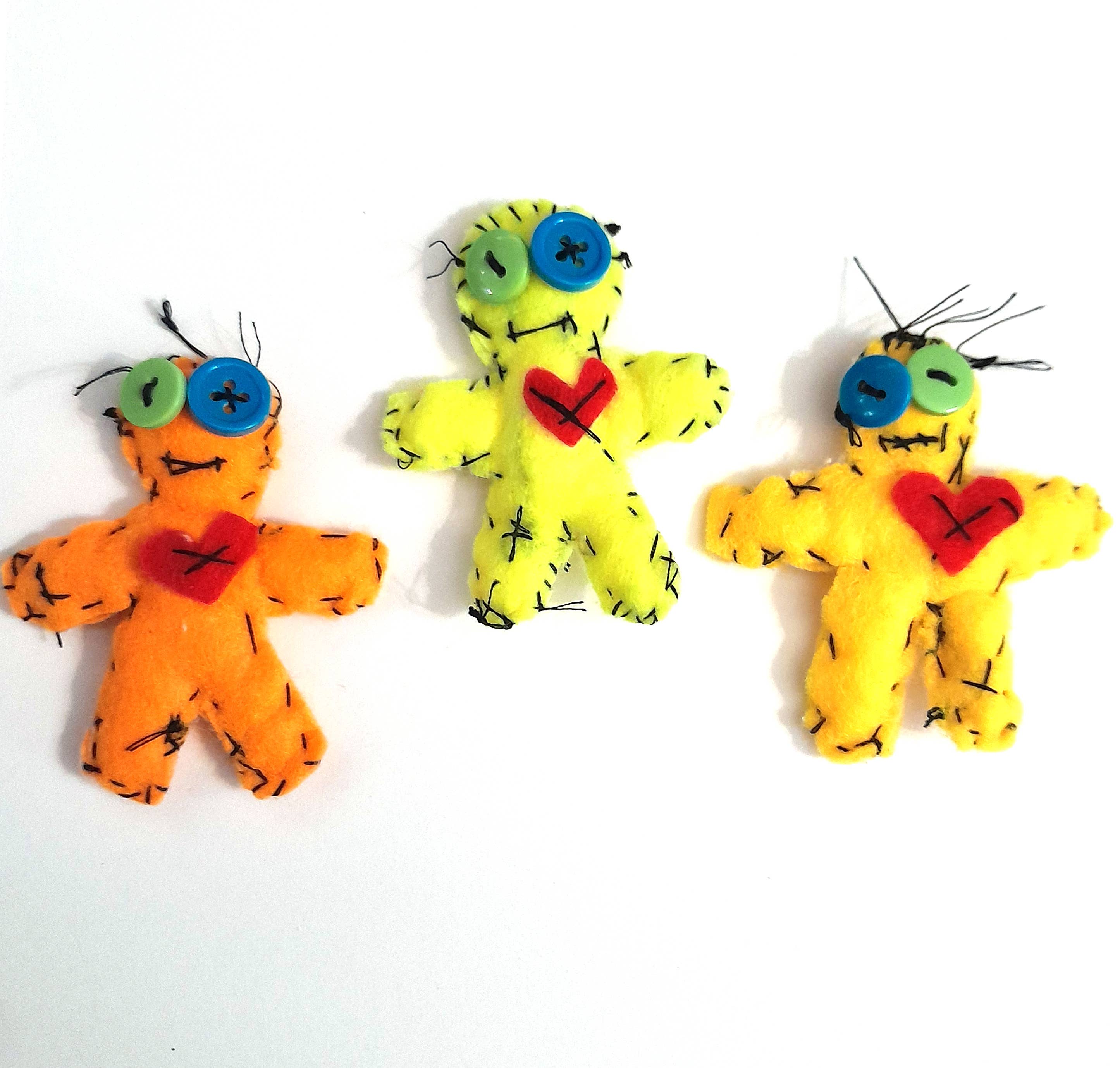 SUPERAWWWSOME – wholesale Decorative tabletop object – Mini VooDoo dolls, Tiny Voo doo dolls, Halloween decor, Felt