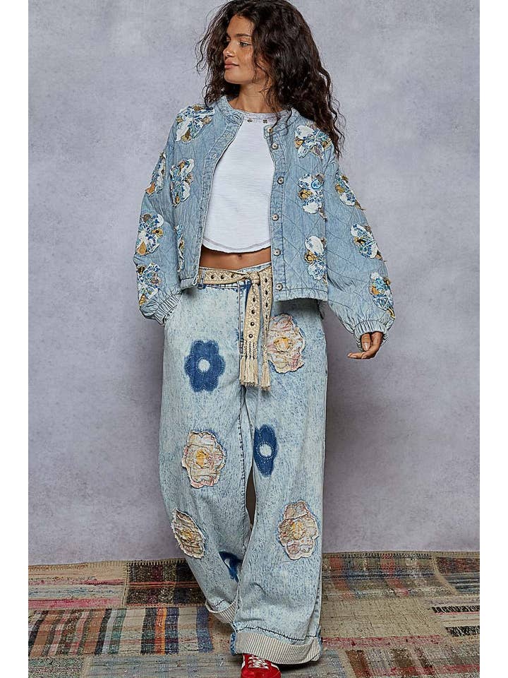 Pol Clothing - Wholesale Jacket - Women's - Mock neck balloon sleeve oversized fit quilted Jacket6