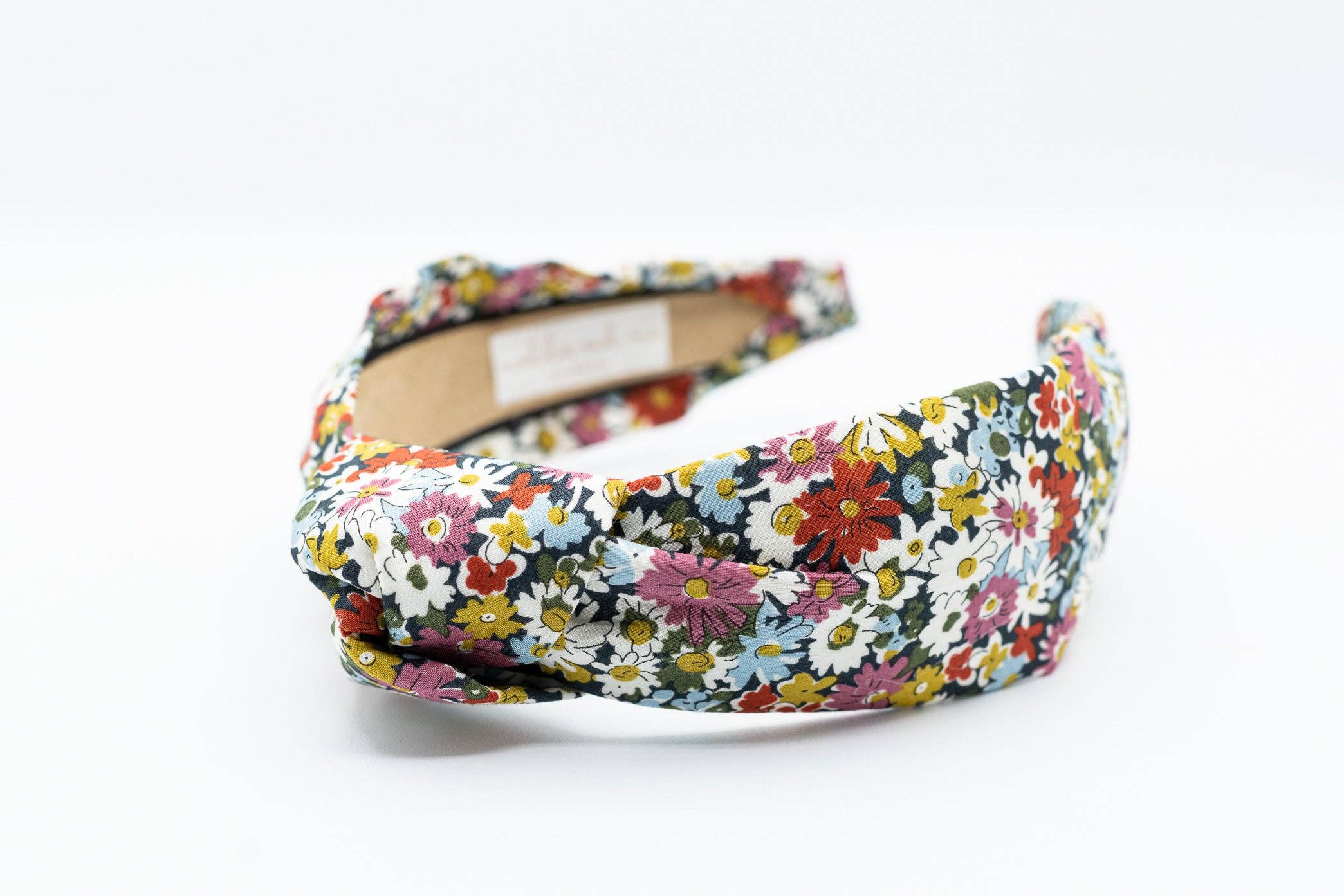 Maddie and Me Handmade - Wholesale Fashion Headband - Women's - Top Knot Liberty of London Headband with Flowers1