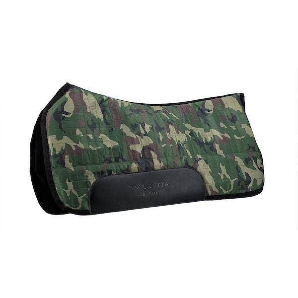 JPC Equestrian - Wholesale Horseback Riding Gear - Lettia Western Camo Saddle Pad0