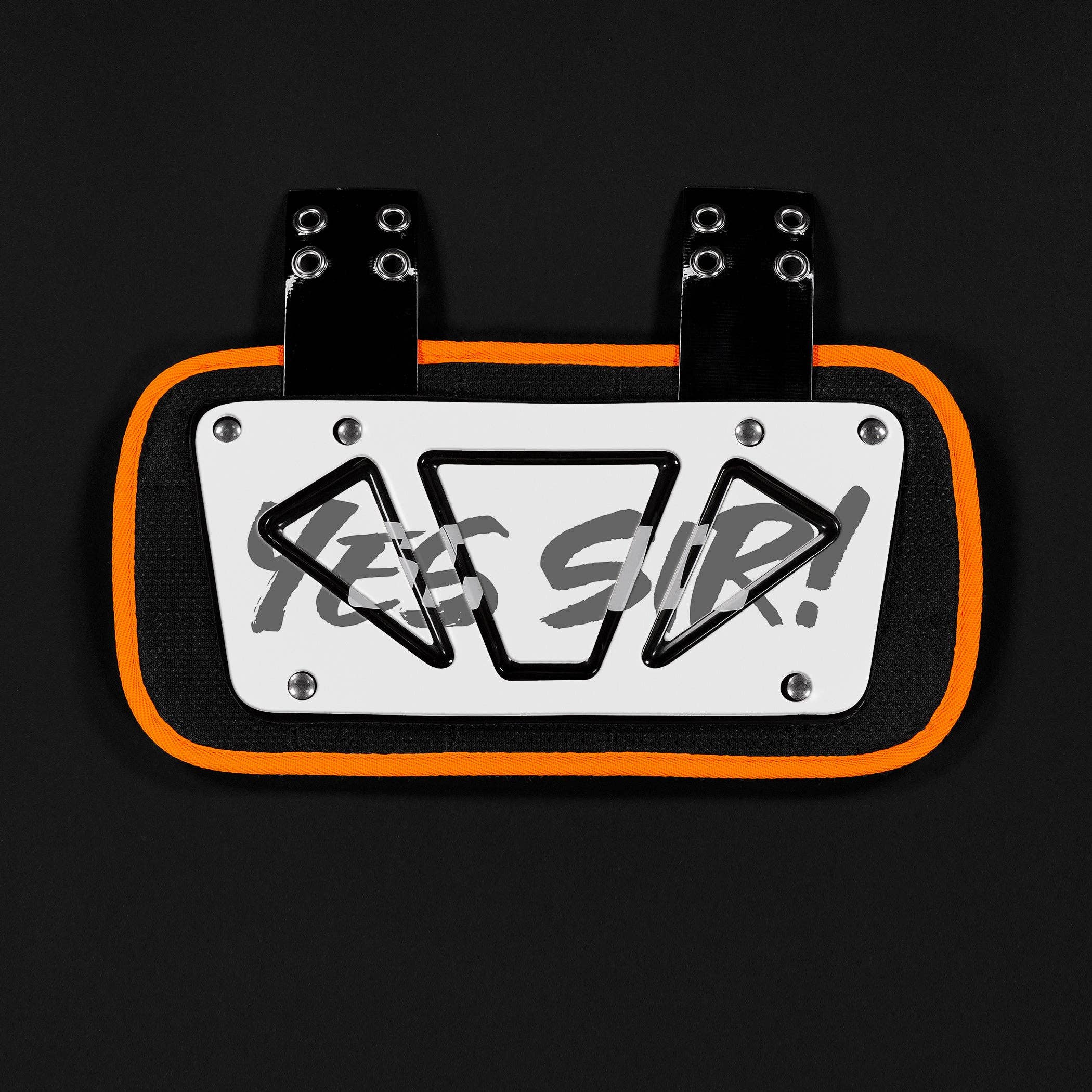 Weiß/Grau Ja Sir! Aufkleber für Rückplatte für den Großhandel auf Faire15