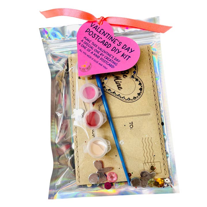 Sadie’s Moon - Wholesale DIY Craft Kit - Kids - Valentine's Day Postcard DIY Kit Tic Tac Toe3