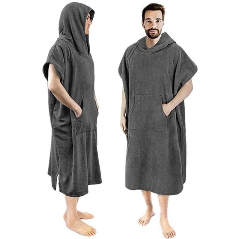 VIGOR - Wholesale Robe - Unisex - Changing Robe with Hood Quick Dry Microfiber Wetsuit Changing Towel with Pocket for Surfing Men Women(10 Pack)1