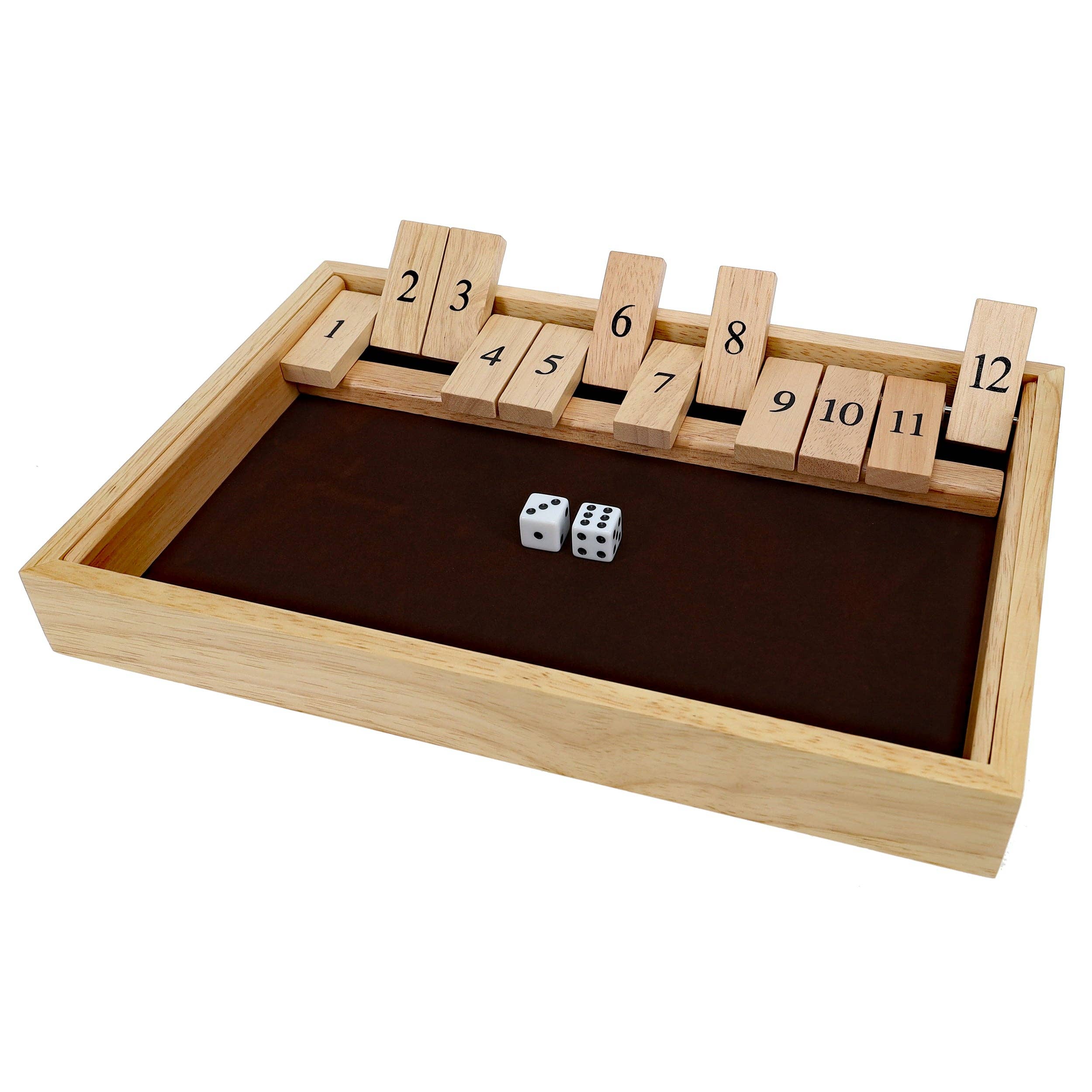Wood Expressions - Wholesale Board Game - 12 Number Shut the Box Board Game10