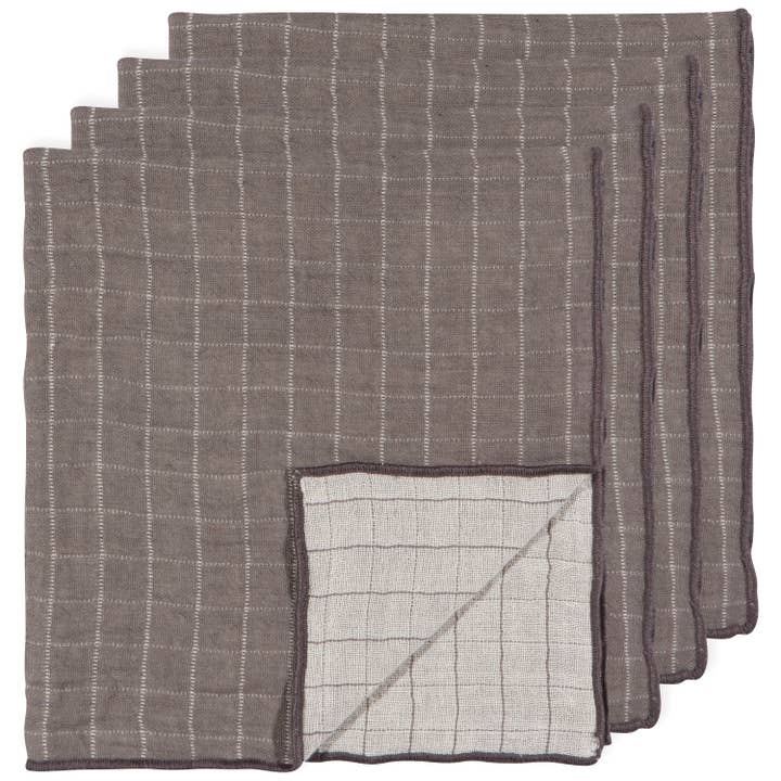 Shadow Double Weave Napkins Set of 4 for wholesale by Danica Heirloom