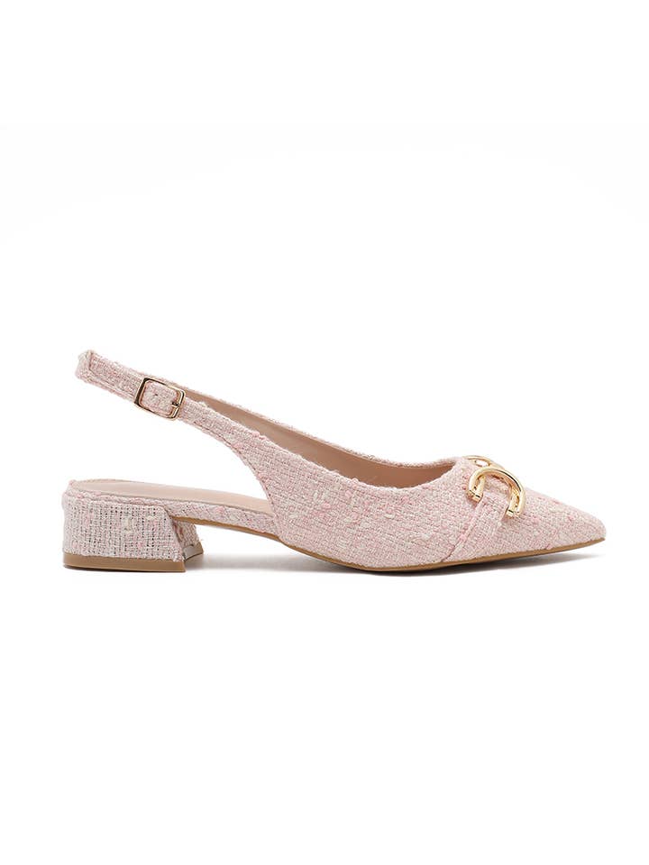 Joia Paris – wholesale Låga klackar – Dam – Modern lågklackad pumps med texturerad finish H8-1085E19