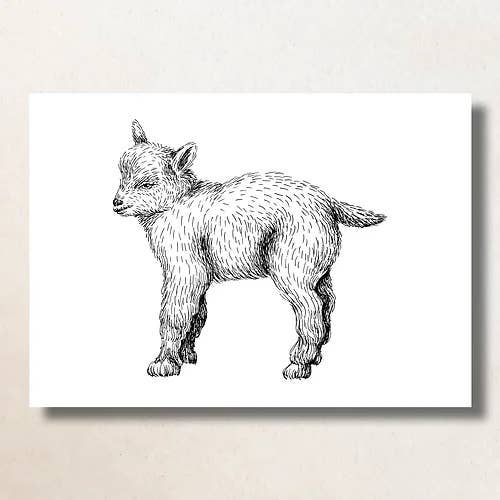 Niño tumbado/A6/tarjeta para venta al por mayor de Bijzondere Kaartjes