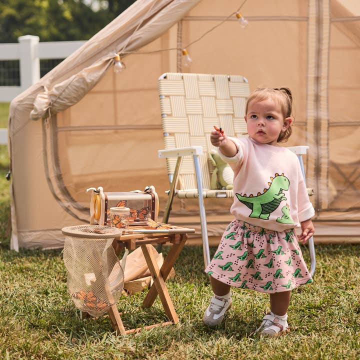 Snuggle Sweater | Dino Duo for wholesale by Princess and Papa