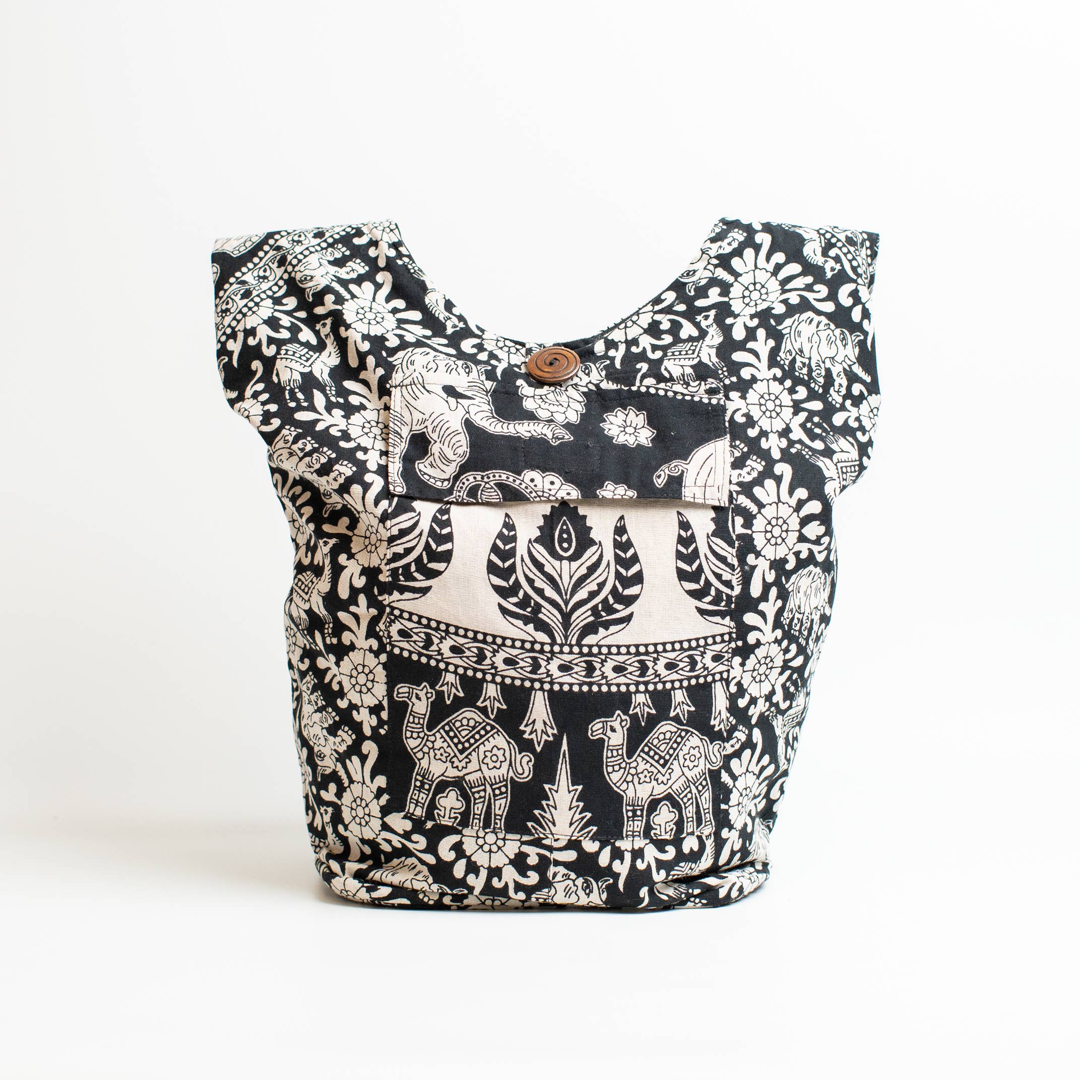 ART HIMALAYAN TRADING LTD - Wholesale Tote Bag - Women's - Boho Festival Tote Pure Cotton Grocery bag Travel Yoga Bag3