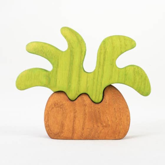 Håndlavet træ palme til leg for engroshandel hos PoppyBabyCo