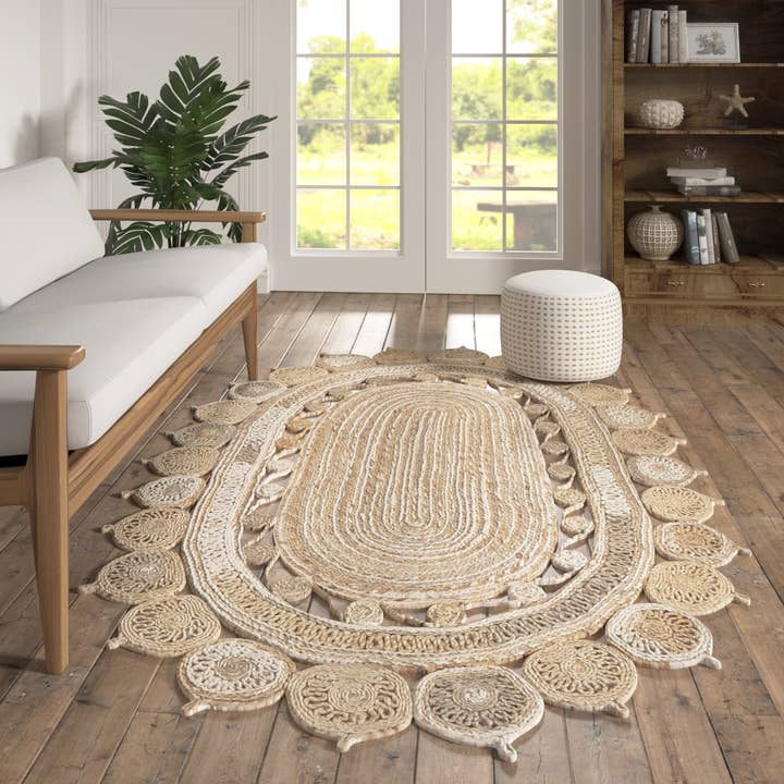 LR Home - Wholesale Area Rug - Bailey Brie Multi Natural Handmade Braided Jute Area Rug7