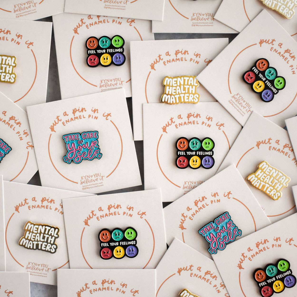 Kyn You Believe It - Wholesale Lapel Pin/Button - Mental Health Matters Pin3