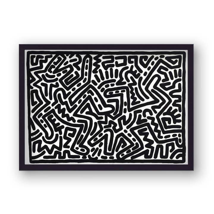 Gallery Print and Art – wholesale Art print – Keith Haring Spot The Wolves0