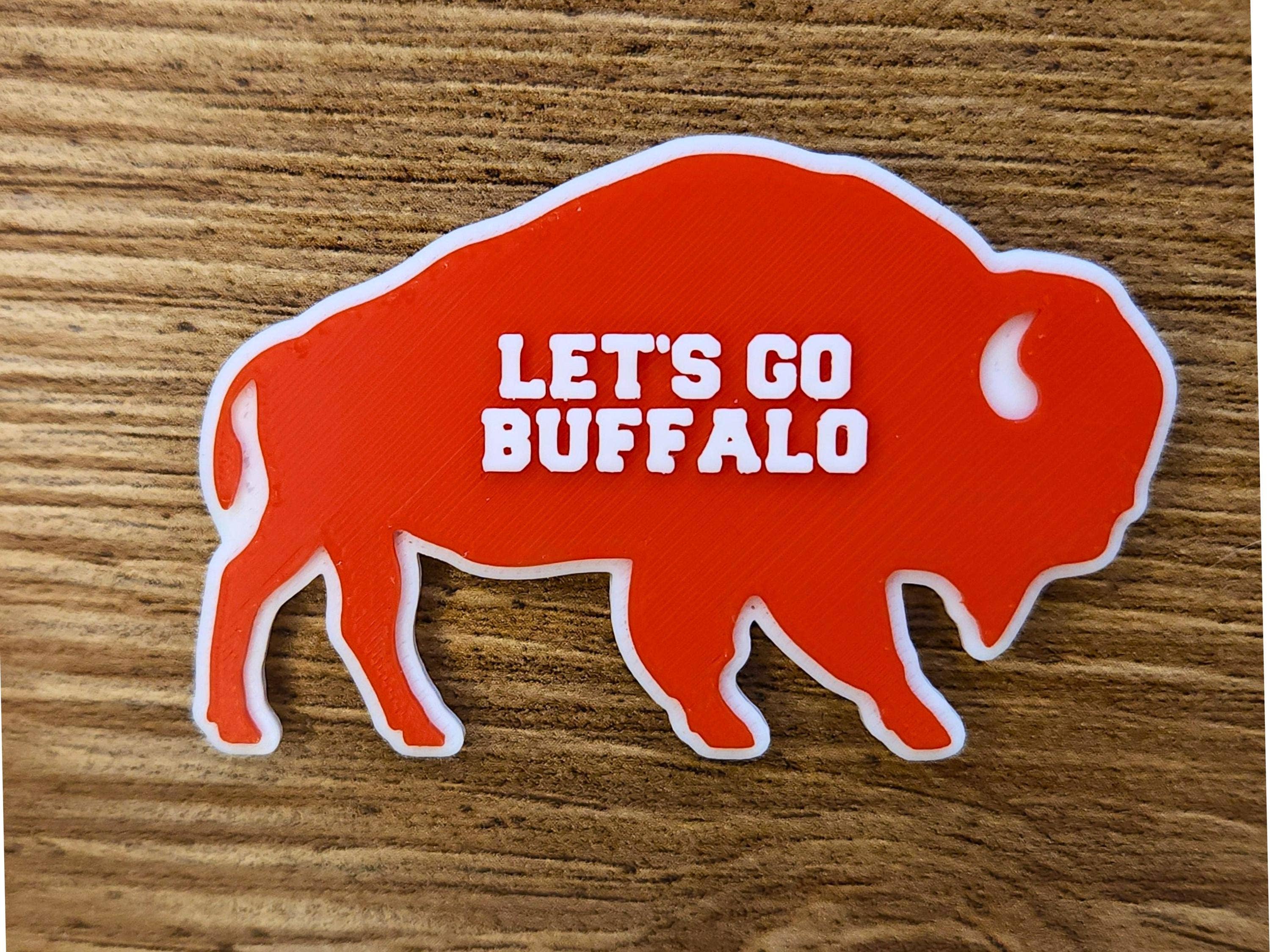 ModoWorks - Wholesale Magnet - Retro Buffalo Football Magnet | Let’s Go Buffalo1