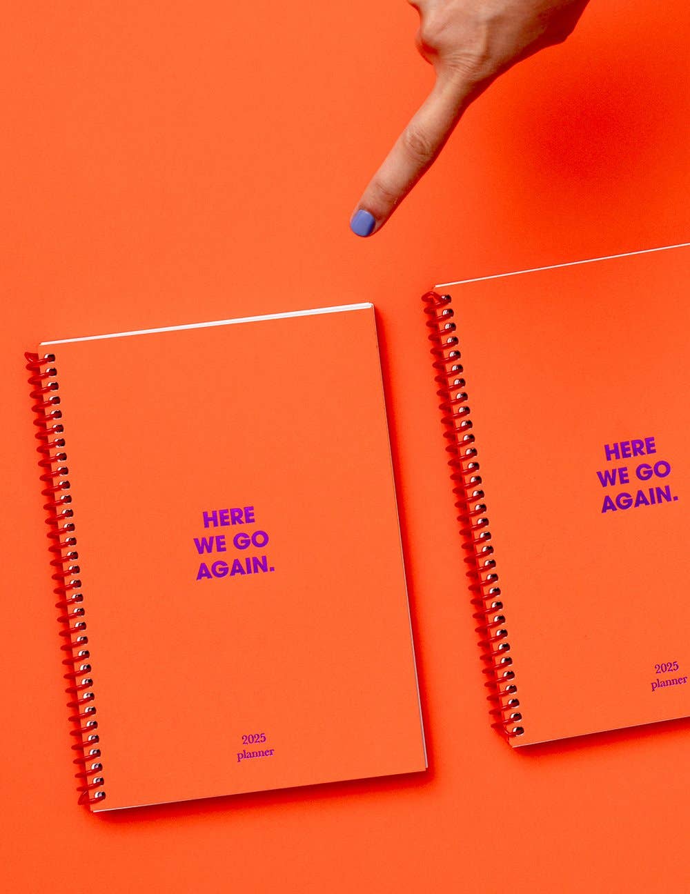 Paper Street - Venta al por mayor Agendas - 2025 - Aquí Vamos de Nuevo - Naranja6