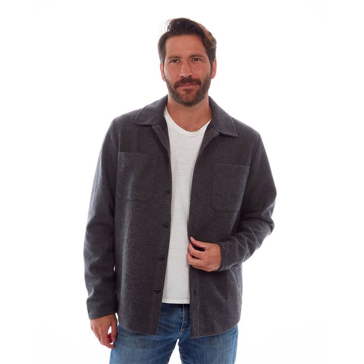 PX - Wholesale Shirt Jacket/Shacket - Men's - Roland Faux Wool Shacket