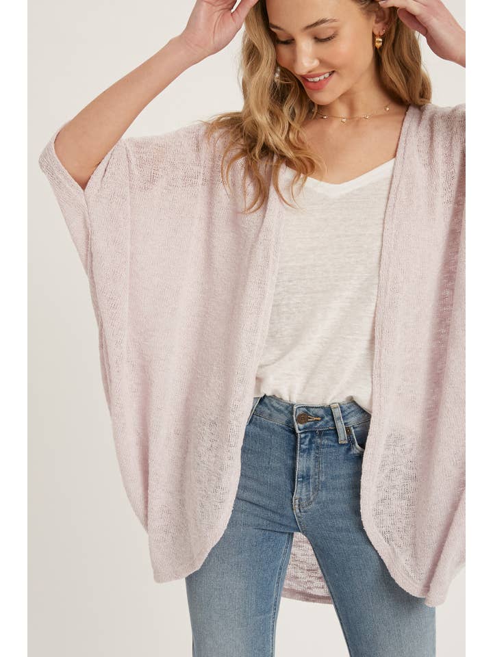 Bluivy - Wholesale Cardigan - Women's - LIGHTWEIGHT DOLMAN CARDIGAN