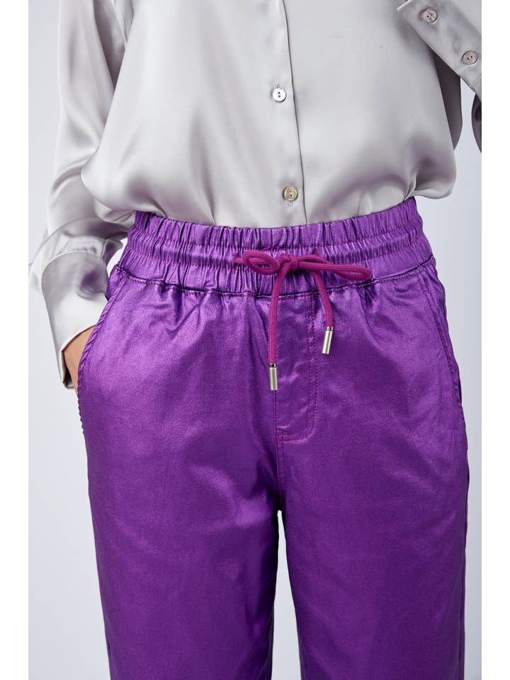 Toxik3 - Wholesale Pants - Women's - Toxik3 pantalon jogger enduit brillant8