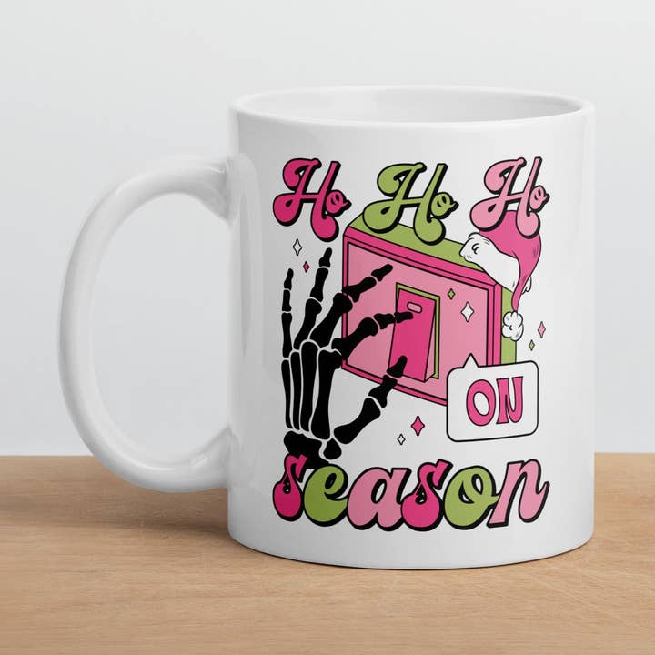 Ho Ho Ho Season Mug for wholesale by Jetpack Mugs