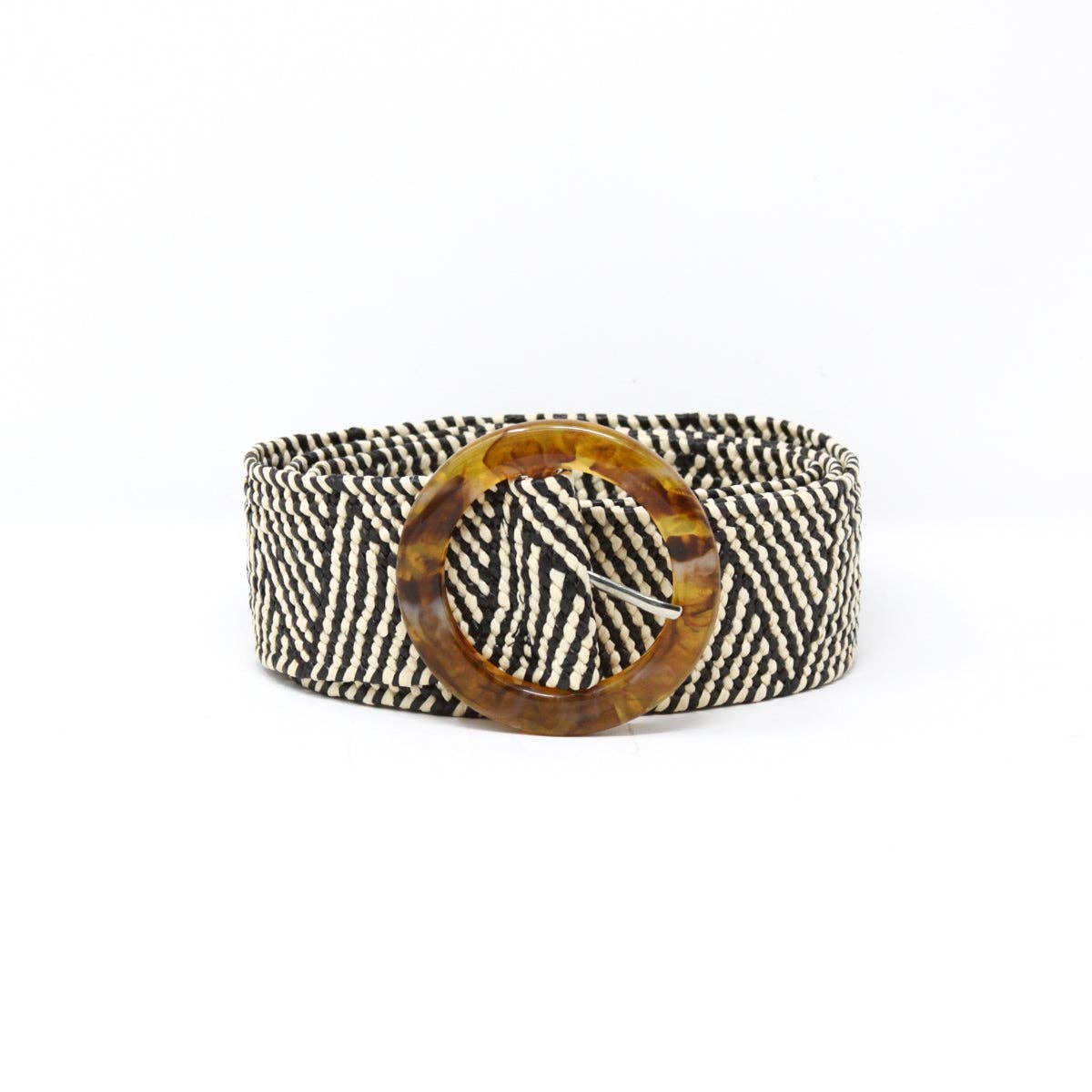 German Fuentes Handbags - Vente Ceinture – femme - CEINTURE ÉLASTIQUE EN RAFFIA AVEC BOUCLE EN RÉSINE1