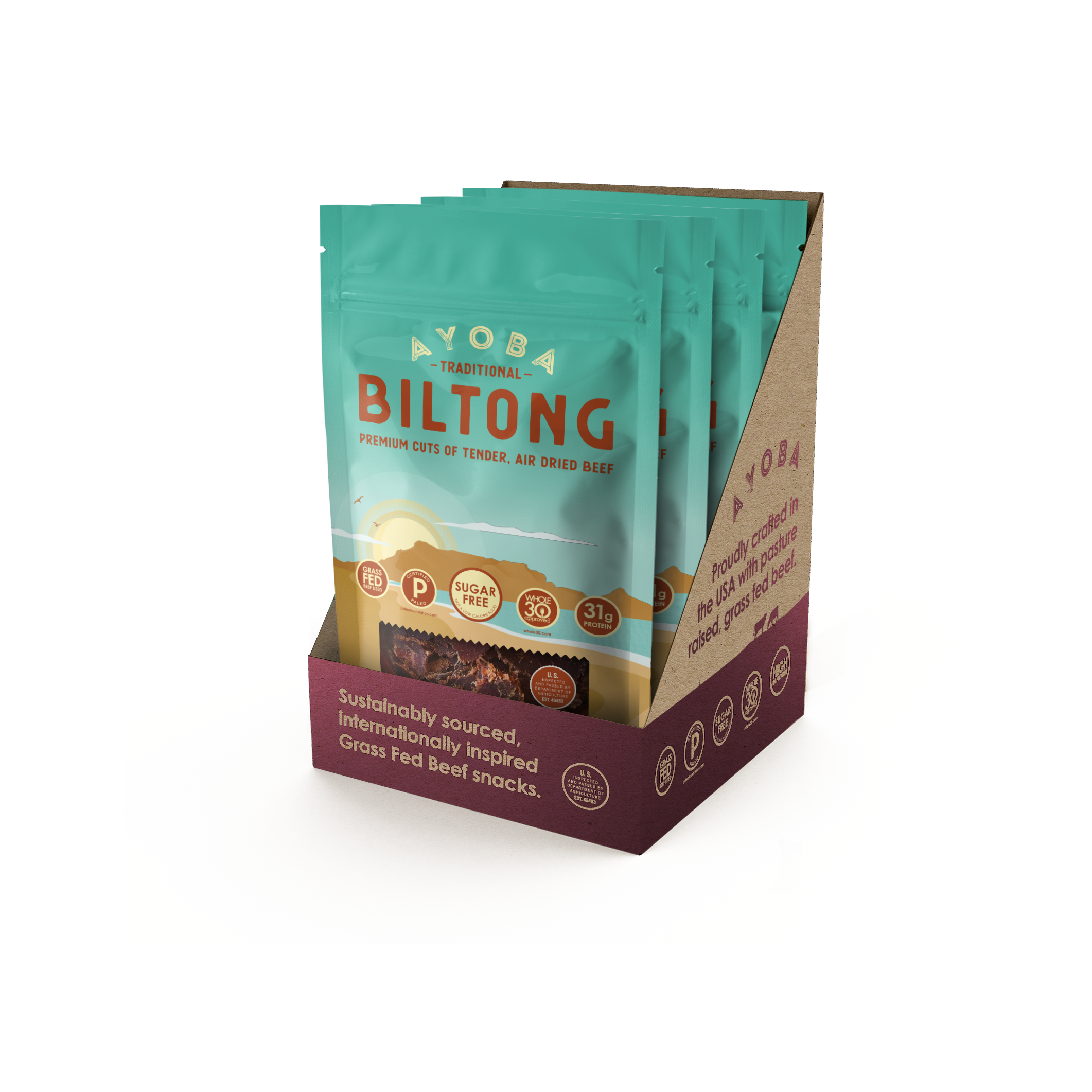 Ayoba – Großhandel Trockenfleisch – Traditionelles Biltong mit grasgefüttertem Rindfleisch8