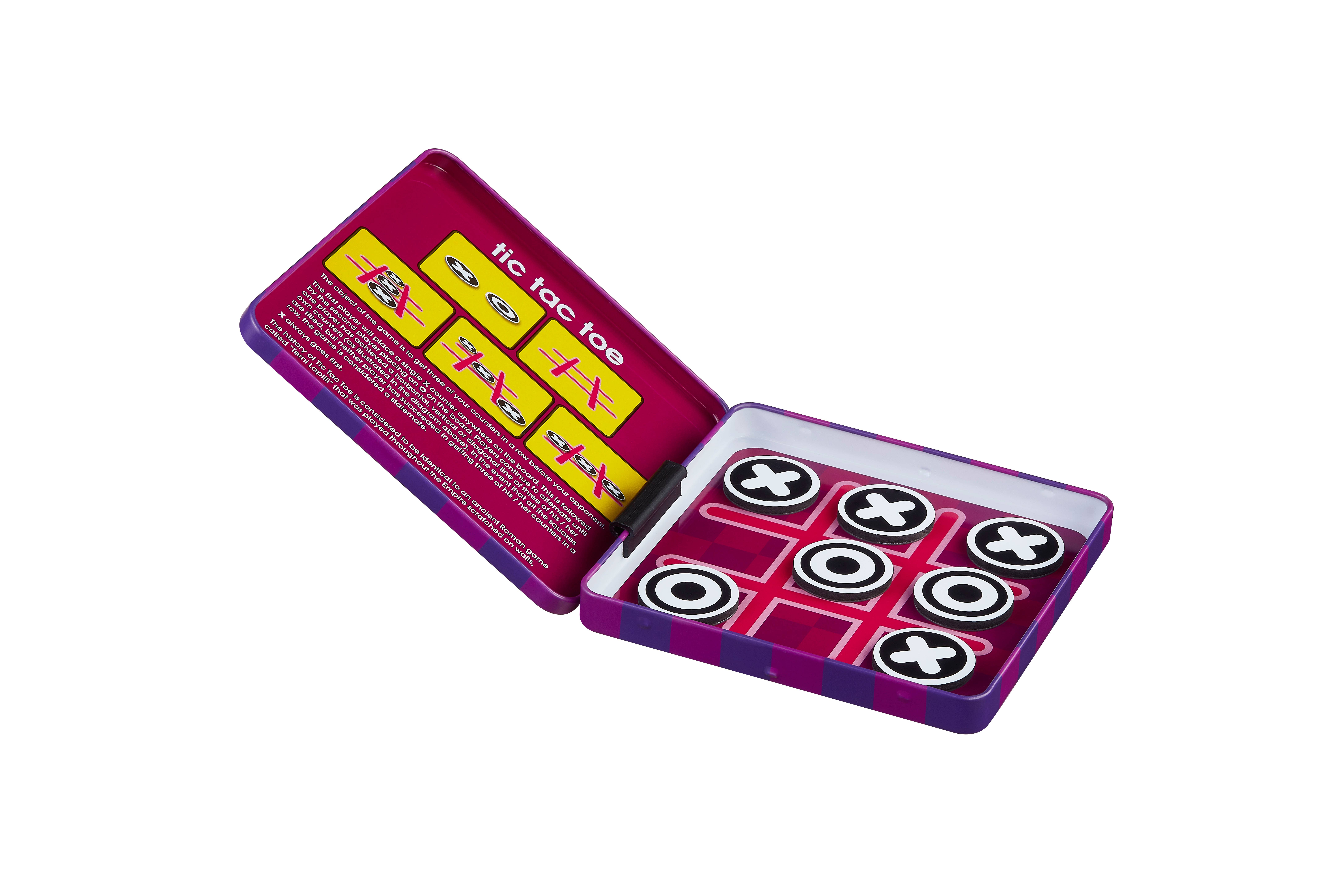 Toysmith - Wholesale Board Game - On the Way Games Magnetic Travel Games, 6 Games, 24/Display6