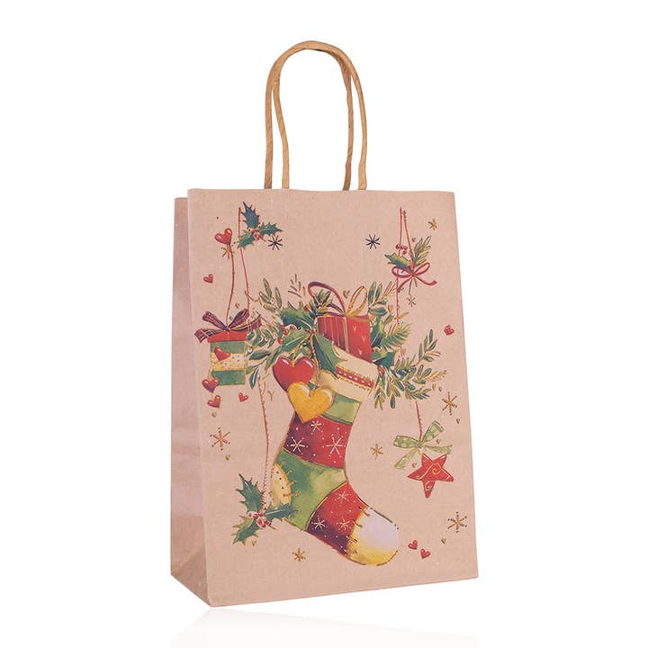 Accentra – Engroshandel Gavepose – Papir gavepose XMAS CLASSIC XS, 12 stk.1