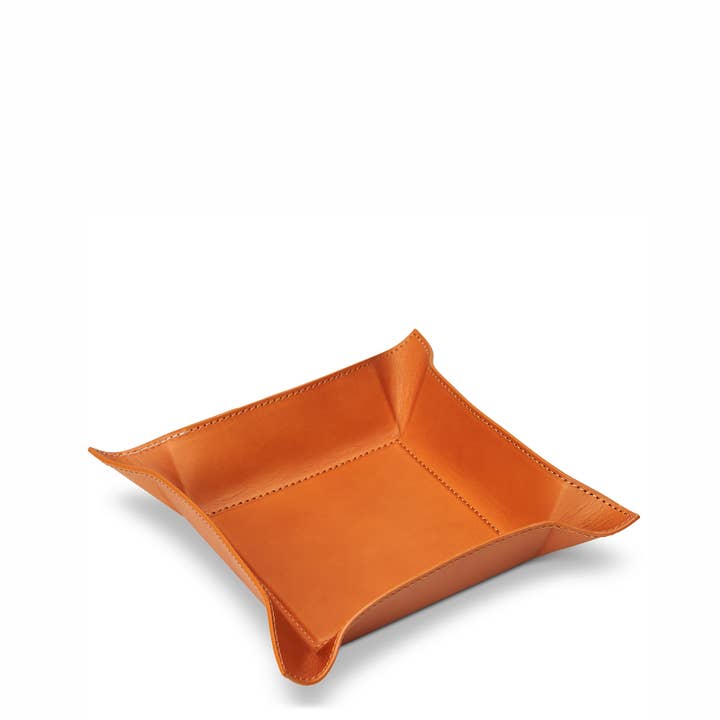 Boulevard - Wholesale Decorative Tray - "Perry" Leather Valet Tray (Personalizable)