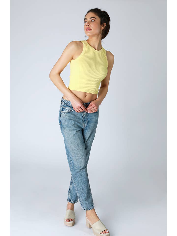 NIKIBIKI - Wholesale Tank Top - Women's - NS8325 - Wide Ribbed Tank Top5