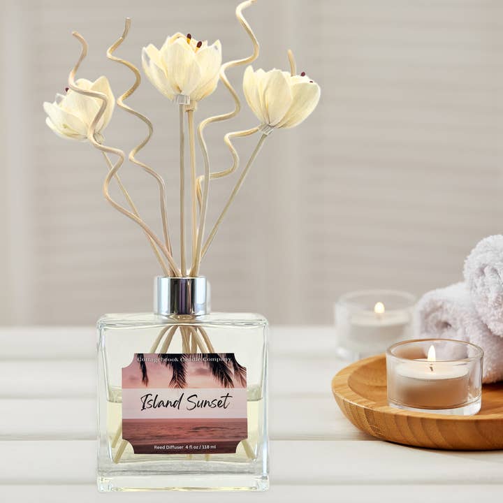 Diffuseur Island Sunset Reed pour la vente par Cottagebrook Candle Company
