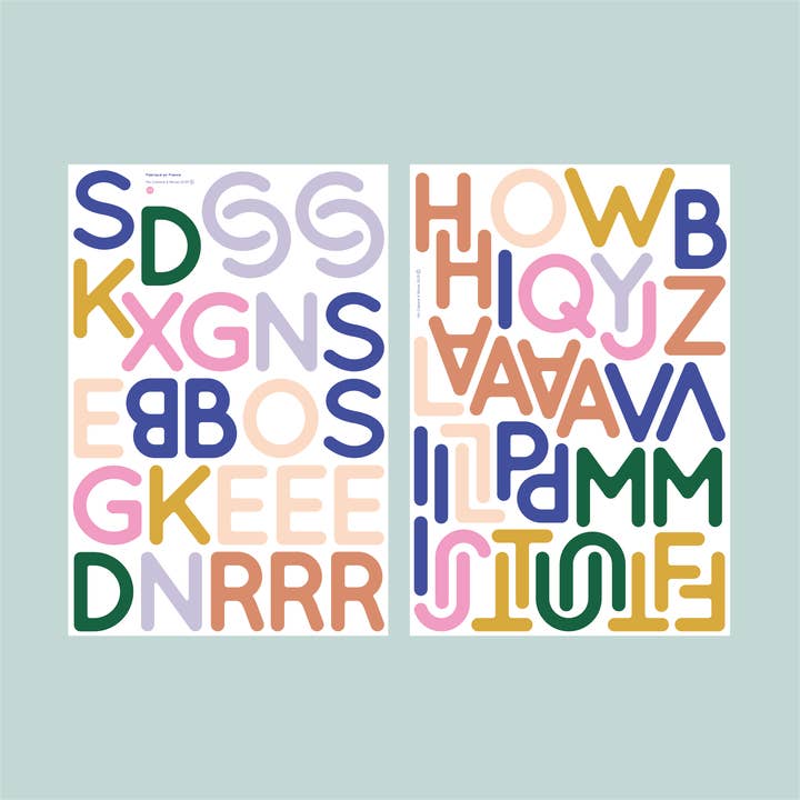 Ma Cabane à Rêves - Wholesale Magnet - Kids & Baby - Magnetic Alphabet - 61 Large Capital Letters6