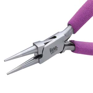Plazko - Wholesale Craft Tool - Wire Work Plier Roundnose 6.5Inch Purple Ergo Grip PLW143