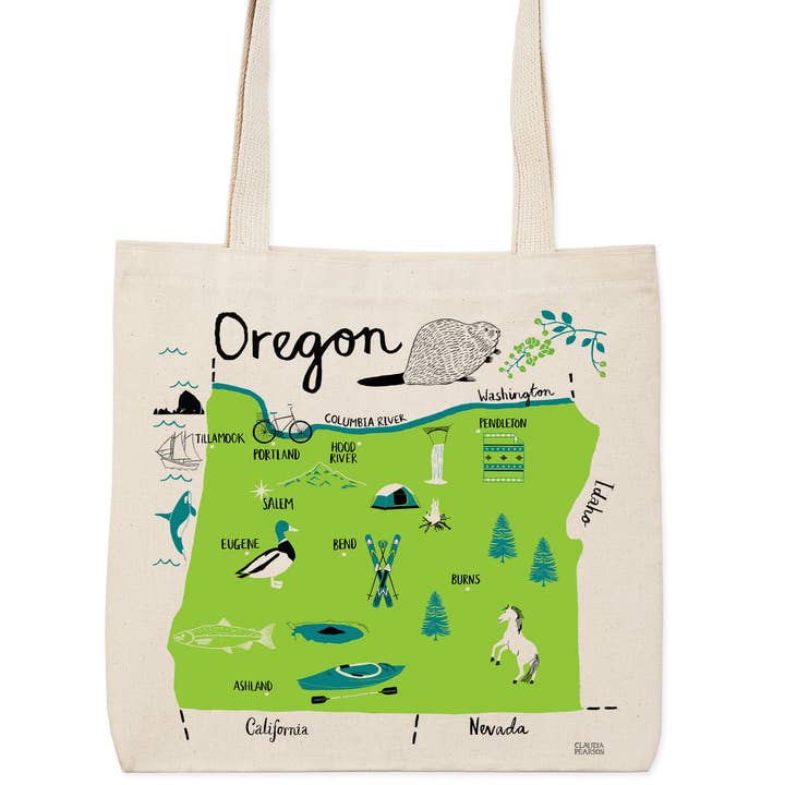 Claudia Pearson - Wholesale Tote Bag - Unisex - Oregon Everyday Tote0