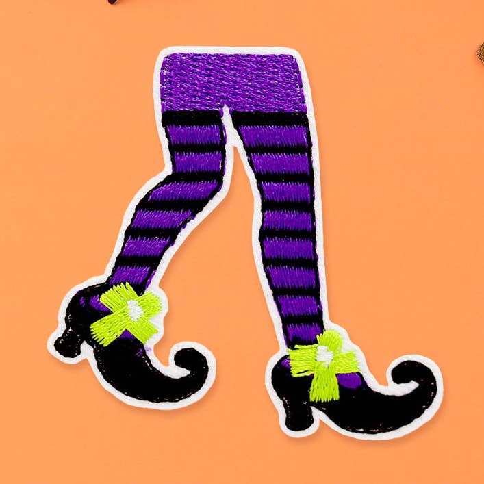 Halloween heksenbenen strijkapplicatie voor wholesale door Sensibling Corp.