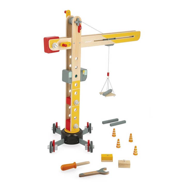 Juratoys – wholesale Wood toy – Child – Large Crane1