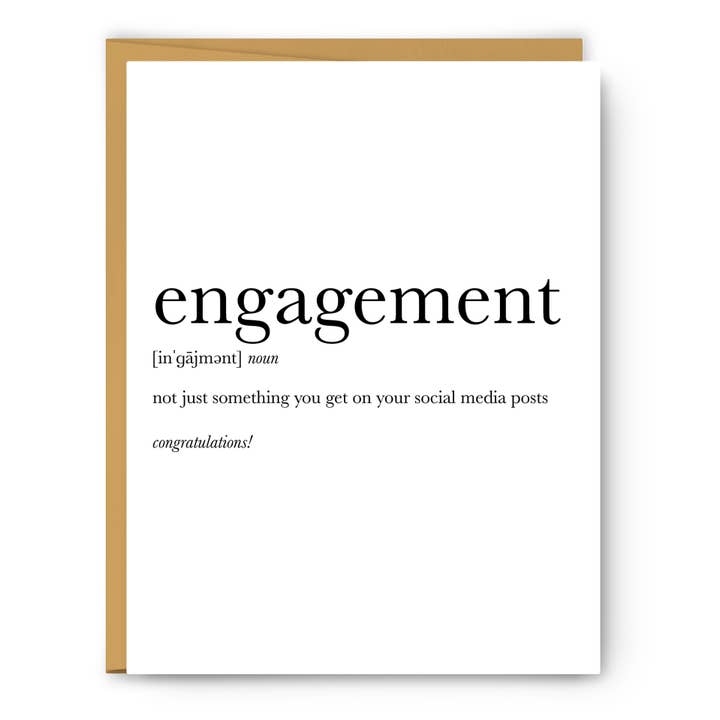 Engagement - Wedding & Engagemnet Greeting Card for wholesale by Footnotes