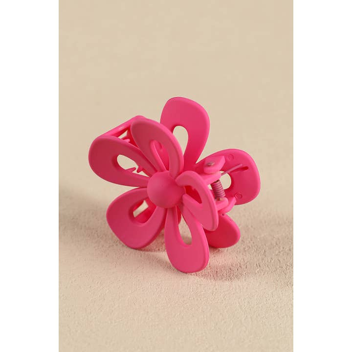Little Daisy Closet - Wholesale Hair Clip - Women's - LDC Sweet Hollowed Flower Shape Claw Clip4