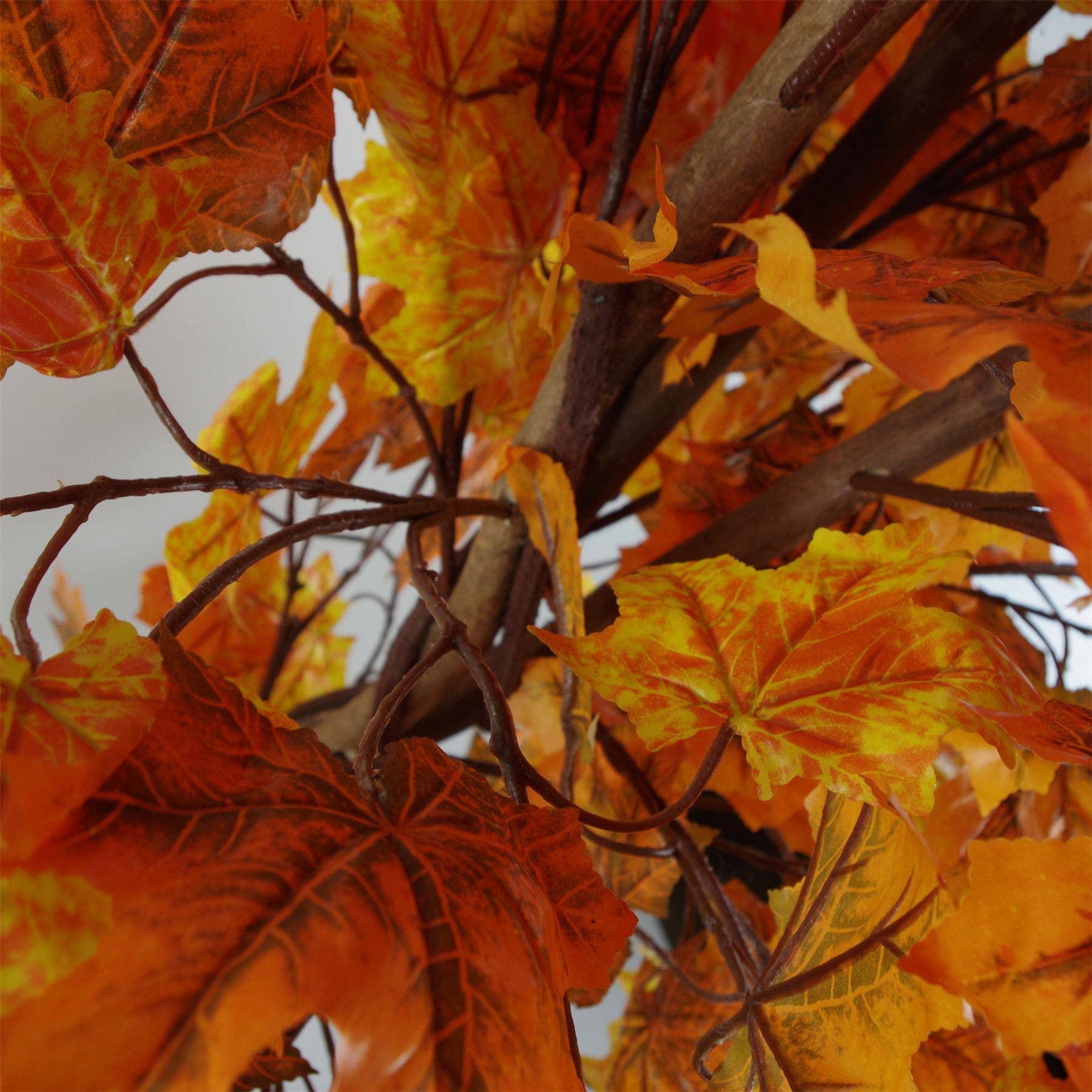 Leaf Design UK LTD - Wholesale Artificial Plant - Artificial Tree Large Orange Maple Autumn 125cm.4