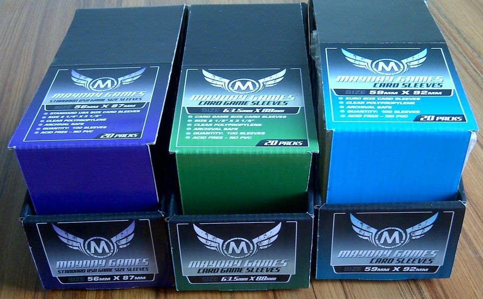 Mayday Games - Wholesale Card Game - Euro Card Sleeve - Pack of 100 - 59 MM X 92 MM5