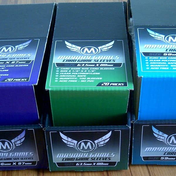 Mayday Games - Wholesale Card Game - Euro Card Sleeve - Pack of 100 - 59 MM X 92 MM5