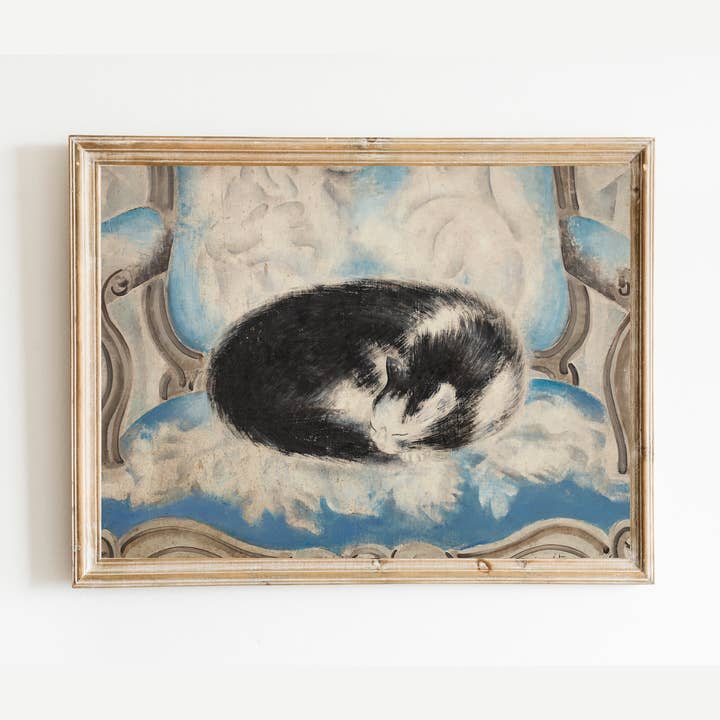 Sea to Skye - Wholesale Art Print - Cat Nap Antique Art Print