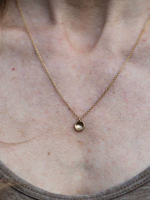 Collana minuscola ciotola in ottone per la vendita all'ingrosso da parte di Modern Madini