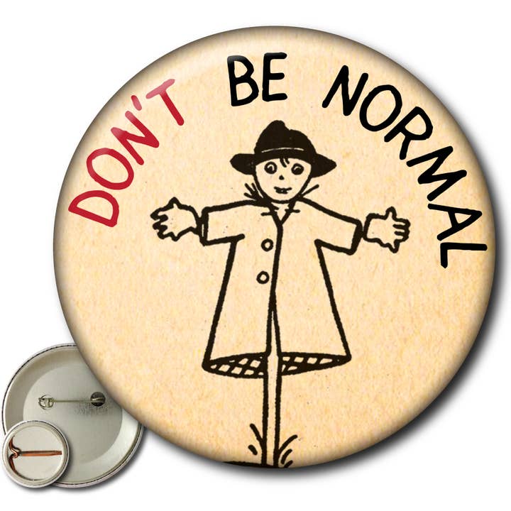 Não Sejas Normal – Alfinete por atacado de Static Cat Studio