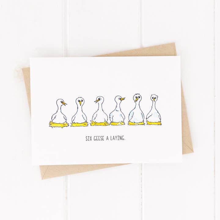 Six Geese for wholesale by Party Napkins Co.