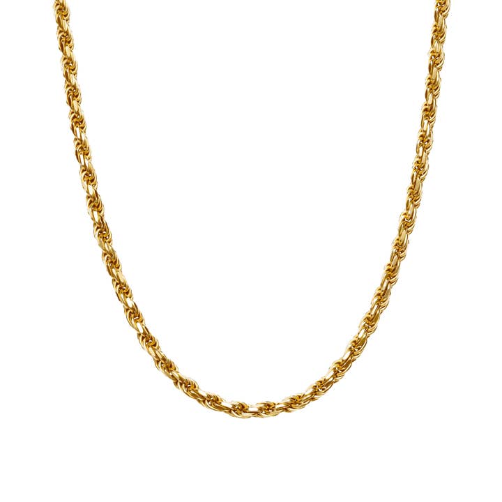 Touw 3mm Gouden Ketting voor wholesale door FKN Rich