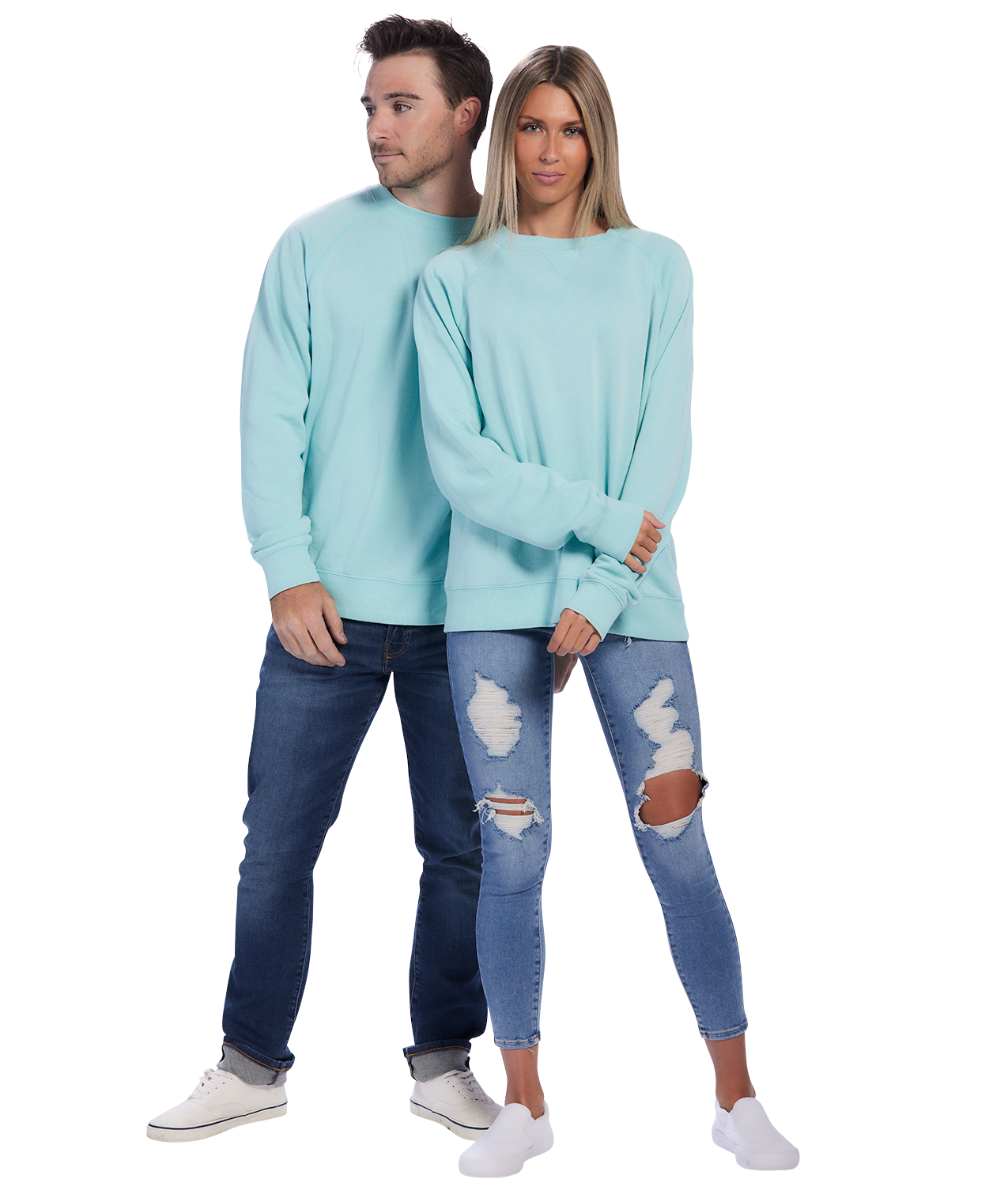 U.S. Apparel - Wholesale Sweatshirt - Women's - Adult Vintage Fleece Crew34